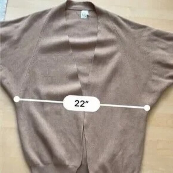 Anthropologie Tan Cardigan Sweater - Picture 7 of 12